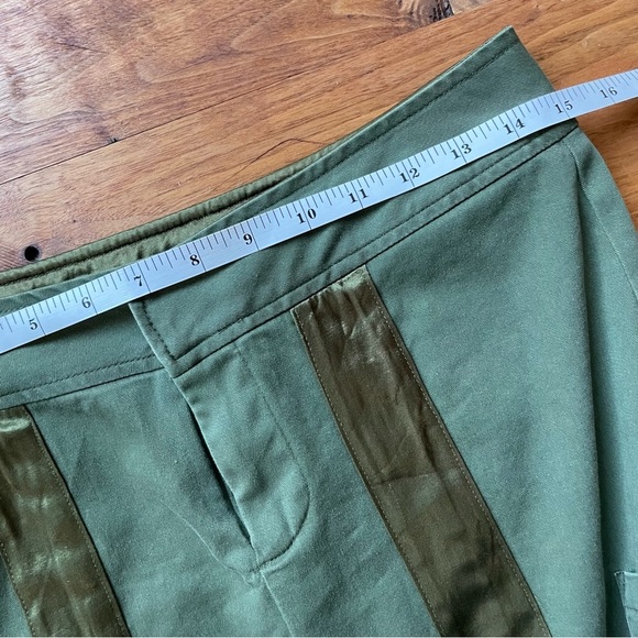 Vintage Syrup Clothing Co. 90s Grunge Army Green Skirt with Adjustable Straps - Picture 9 of 11